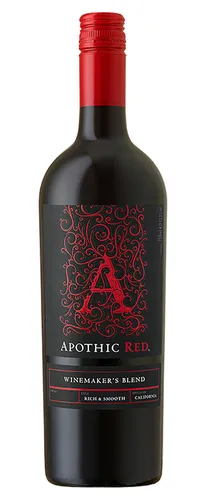 Apothic Red 2022 - Ausdrucksvoller Rotwein aus Kalifornien - Vollmundiger Rotwein mit Aromen von Kirsche, Vanille und Mokka. Ideal zu gegrilltem Fleisch und herzhaften Gerichten. Überzeugt durch sein hervorragendes Preis-Leistungs-Verhältnis.