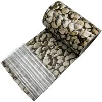 Produktbild KARAT PVC Sichtschutzstreifen 19 cm x 35 m für Gartenzäune Blickdicht Kies-Optik