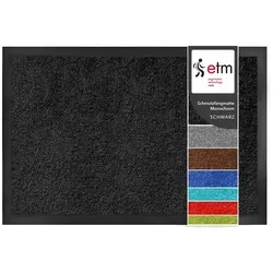 Floordirekt Fußmatte Monochrom, Rutschfest und Maschinenwaschbar