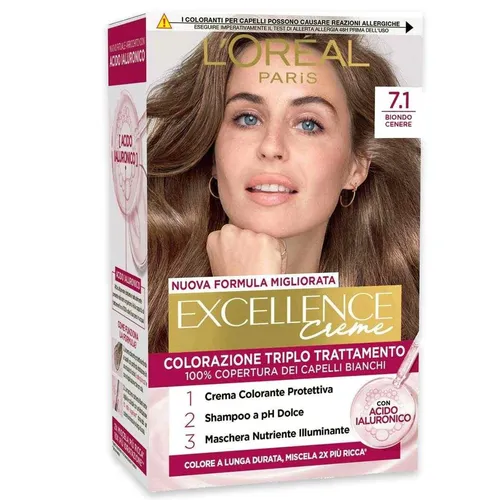 L’Oréal Paris Excellence Creme Haarfarbe 7.1 Biondo Cenere