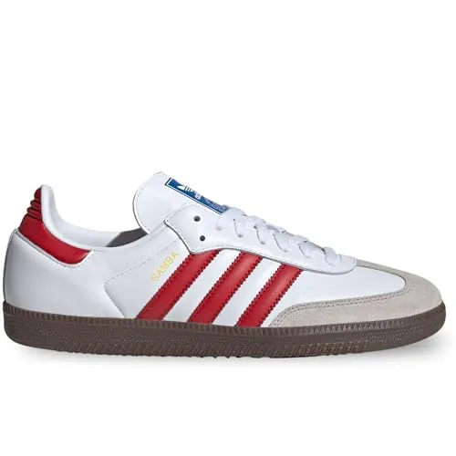 adidas Originals SAMBA OG Sneaker Weiß 38 2/3 EU - Klassischer Sneaker in Weiß, ideal für sportliche Looks. Hochwertiges Obermaterial aus Leder und Synthetik sorgt für Komfort und Langlebigkeit.