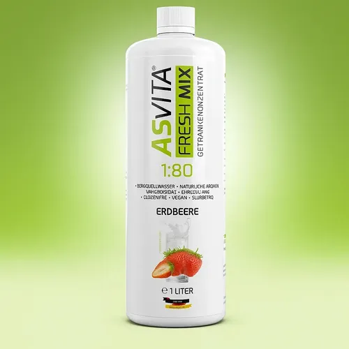 ASVita Fresh Mix Mineralgetränk 1/80 - 1L Fresh Orange