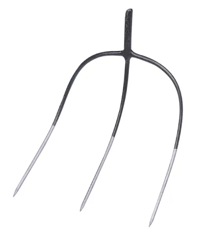 Streugabel mit Stift 30 x 30 cm - Heugabeln mit 3 Zinken, ideal zum einfachen Streuen von Materialien, handlich und vielseitig einsetzbar.