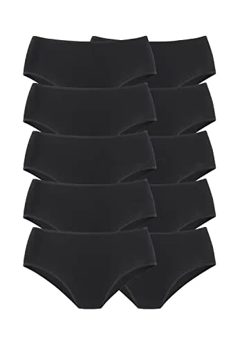 Jazz-Pants Slips PETITE FLEUR, Damen, Gr. 44/46 - Funktionsunterwäsche: Bequeme Jazzpants im 10er-Pack aus elastischer Baumwolle für optimalen Tragekomfort, ideal für den Alltag.