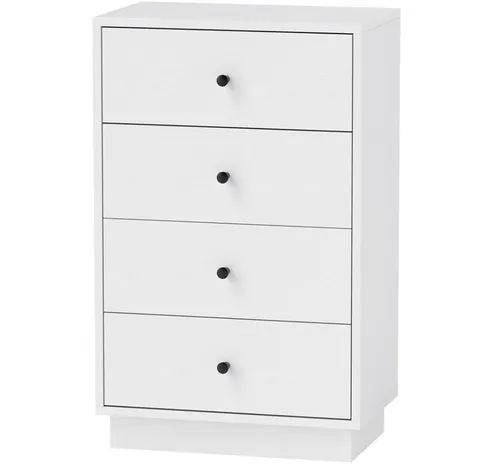 Moderne Kommode mit 7 Schubladen in Weiß – 47 x 29 x 75 cm - Diese stilvolle Kommode mit 7 Schubladen sorgt für Ordnung in jedem Raum. Ideal für Schlafzimmer, Flure oder Wohnzimmer – bietet Platz für Dekoration und Alltagsgegenstände. Mit Anti-Kipp-Schutz für zusätzliche Sicherheit.