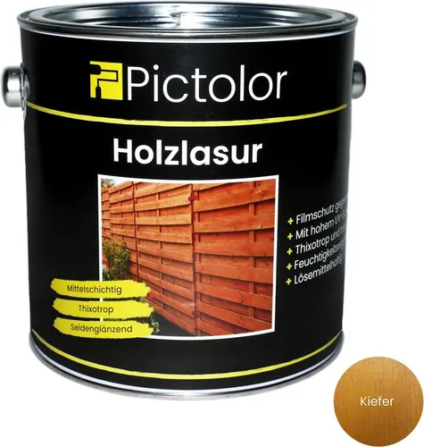 Pictolor® Holzlasur Mittelschichtlasur2,5 Liter Kiefer