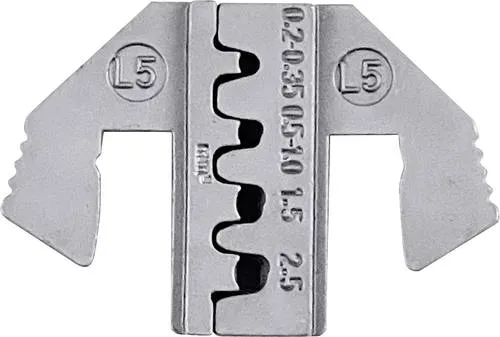 TOOLCRAFT TO-9627231 Crimpeinsatz MCP 2.8 Kontakt, JPT Flachkontakt, Sensorserienkontakt 0.2 bis 2.5mm²