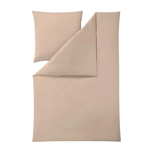 Estella Bettwäsche Takoma, Mako-Interlock-Jersey in Braun in braun von ESTELLA