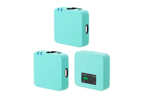 kwmobile Mikrofon Hülle für RODE Wireless Go (3-tlg), Silikon Cover