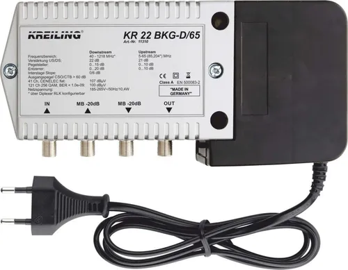 Kreiling BKG-Verstärker 1200MHz 22dB KR 22 BKG-D/65