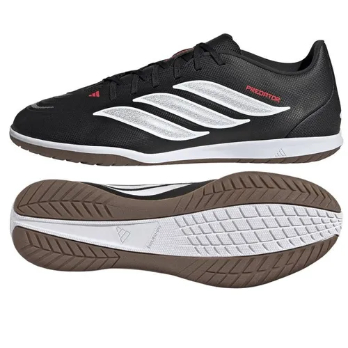 adidas PREDATOR CLUB IN SALA CBLACK/FTWWHT/LUCRED Fußballschuh 47 1/3 EU - Hochwertiger Fußballschuh in Größe 47 1/3 EU, ideal für den Halleneinsatz. Mit strapazierfähigem Obermaterial und rutschfester Gummisohle für optimalen Halt.