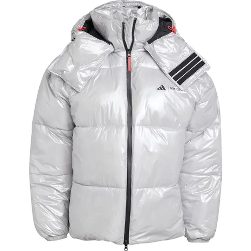 adidas Puffer Steppjacke Herren in grau von adidas