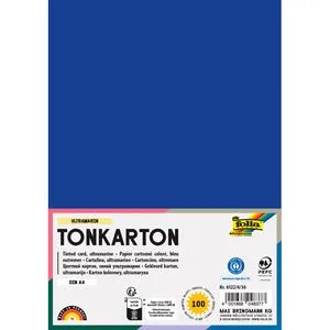 Folia Fotokarton 6122/4/36, A4, ultramarin, 220g/m², 100 Blatt