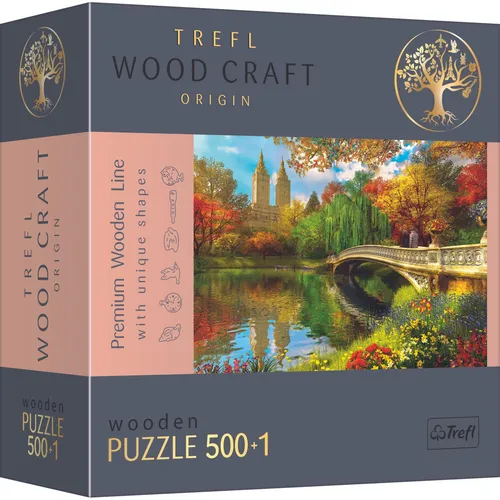 Central Park Holzpuzzle - 500 Teile - Klassisches Holzpuzzle mit 500 Teilen, inklusive 100 besonderen Formen und umweltfreundlicher Verpackung. Ideal für Puzzleliebhaber und Naturliebhaber!