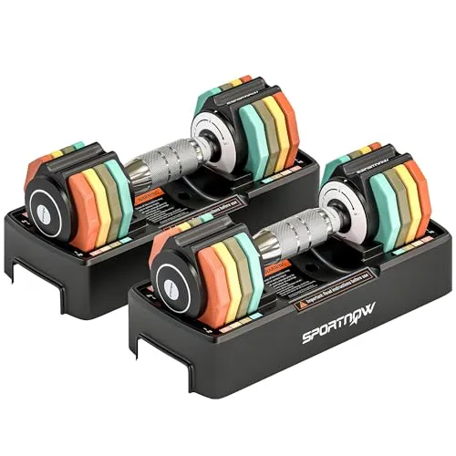 SPORTNOW Verstellbare Hantel Set 1-5 kg