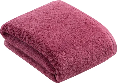 Vossen Vegan Life Badetuch 100 x 150 cm BlackBerry - Handtücher - Weltweit erste zertifizierte vegane Kollektion aus 100% pflanzlicher Supersoftbaumwolle, urbanes Design, nachhaltig und chic.
