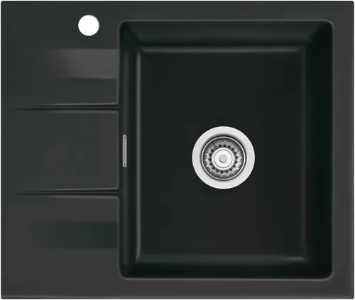 Systemceram KeraDomo Spüle GENEA 60 in NIGRA von systemceram