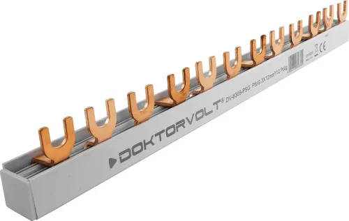 3P Phasenschiene Gabel 12-polig 12mm2 PS/G Schiene Sammelschiene 80A