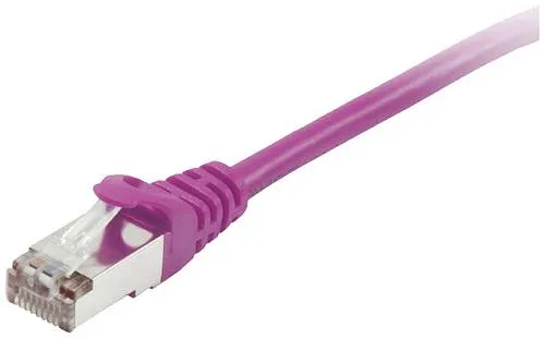 Equip 605551 RJ45 Patchkabel CAT 6 S/FTP 2.00m Violett vergoldete Steckkontakte 1St.