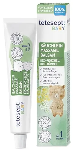 tetesept Baby Bäuchlein Massage Balsam, Aromapflege, 30 ml