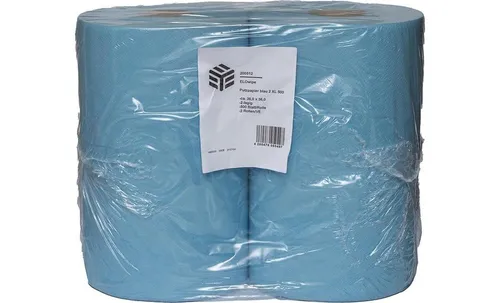 ELOS Osnabrücker Papierputzrolle, 36 x 36, 2-lagig, blau in blau von ELOS