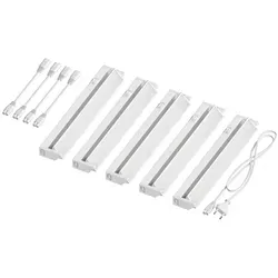 ledscom.de LED Unterbau-Leuchte LIWO 35cm, schwenkbar, je 538lm, weiß 5er Set