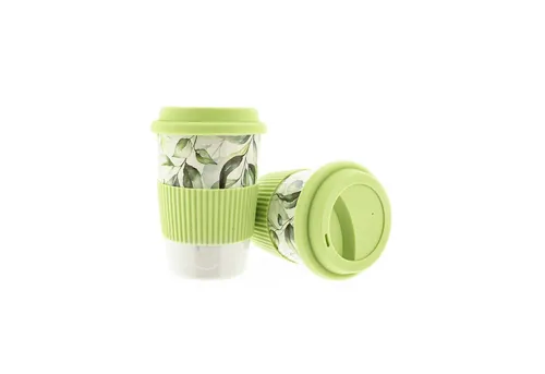 MATO Coffee-to-go-Becher 250ml, Porzellan mit Deckel - Praktischer Thermobecher aus hochwertigem Porzellan für 250 ml deiner Lieblingsgetränke. Mit Hitzeschutz und praktischem Deckel – ideal für unterwegs und nachhaltig im Gebrauch.