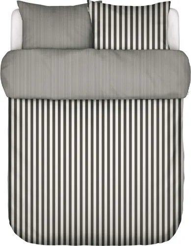 Marc O'Polo Home Bettwäsche Classic Stripe, Satin, 3 teilig - Bettwäsche-Sets aus weichem Bio-Baumwollsatin mit klassischem Streifendessin, atmungsaktiv und feuchtigkeitsregulierend für höchsten Schlafkomfort.