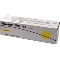 Micotar Mundgel 40 G - Antimykotisches Mundgel zur effektiven Behandlung von Mundsoor bei Säuglingen ab 4 Monaten, Kindern und Erwachsenen. Ideal für die schnelle Linderung von Pilzinfektionen im Mund-Rachen-Raum.