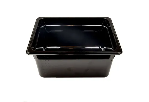 Produktbild AcMax Thermobehälter GN 1/2 Polycarbonat schwarz GN-Behälter 9,5 Liter Tiefe 150mm