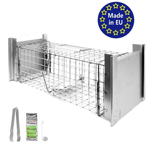 Petigi Lebendfalle Marderfalle 50 x 17 x 17 cm - Extrem stabile Lebendfalle für kleine Tiere, mit schneller Schließmechanik für effizienten Fang. Ideal für die sichere und tiergerechte Anwendung.