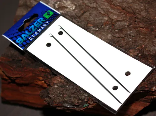Balzer Ködernadel mit Klappöse 2 Stück Set Boilienadel 12,5cm Köderfischnadel