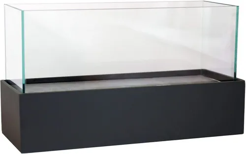 VIVANNO Windlicht Fiberglas CANDELITO - Schwarz Matt - Elegantes Windlicht für Innen- und überdachte Außenbereiche, aus robustem Fiberglas in Schwarz Matt, ideal für stimmungsvolle Beleuchtung und besondere Anlässe.