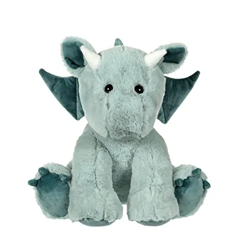 GIPSY TOYS - Dragon Floppy 30 cm grün - Flauschiges Kuscheltier - Stofftiere & Teddybären - Dieser 30 cm große Floppy Dragon begeistert mit seinem weichen Fell und steht selbstständig. Ideal als Geschenk für kleine Abenteurer und erhältlich in 3 Pastellfarben!