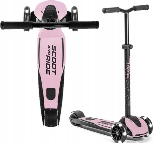 Scoot and Ride Highwaykick 5 Kinderroller mit LED – 2-in-1 Roller & Skateboard