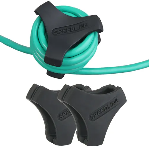 Speedlink MODO 3x Kabel-Organizer Gr L Kabel-Binder Kabel-Trommel Kabel-Clips