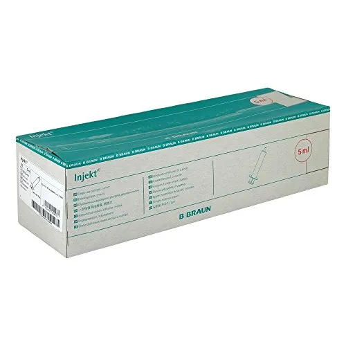 Injekt Solo Spritze 5 ml Luer zentrisch, 100X5 ml