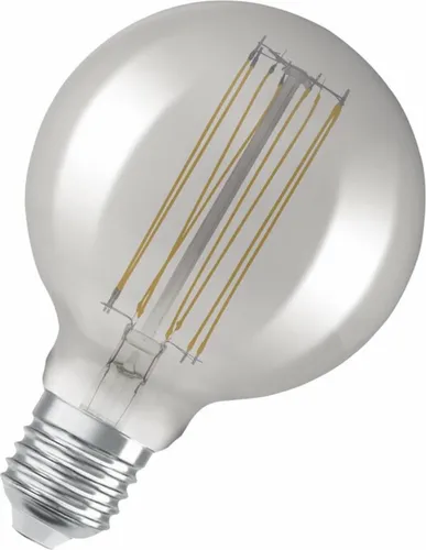 Osram LED Filament G125 Globe 11W = 42W E27 Rauchglas 500lm Extra Warmweiß 1800K DIMMBAR