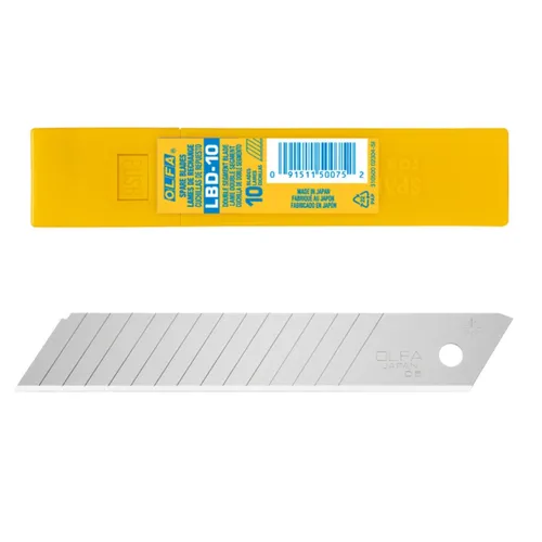 Olfa Abbrechklinge 18mm - 15 Segmente Olfa LBD-10, 10 Stück