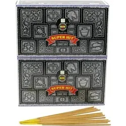 Räucherstäbchen Indien schwarz 24 Stück Unparfümiert 24 boites