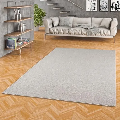 Unbekannt Natur Teppich Wolle Berber Grau Meliert - Teppiche Gegend, aus 100% Schurwolle, maschinengetuftet für hohen Komfort und in 24 Größen erhältlich.