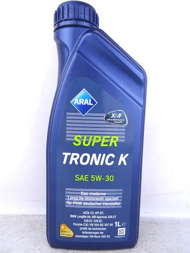 Aral Super Tronic K 5W30 LL 5W-30 Motoröl MB Opel VW Porsche Renault 1x 1Liter