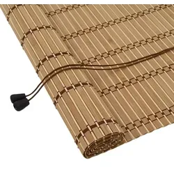 vidaXL Rollo Natur 130 x 160 cm aus Bambus - Vielseitiges Bambus-Rollo für stilvolle Fensterdekoration. Mit verstellbarem Lichtschutz und einfacher Montage bietet es eine harmonische Ergänzung für jedes Zuhause.