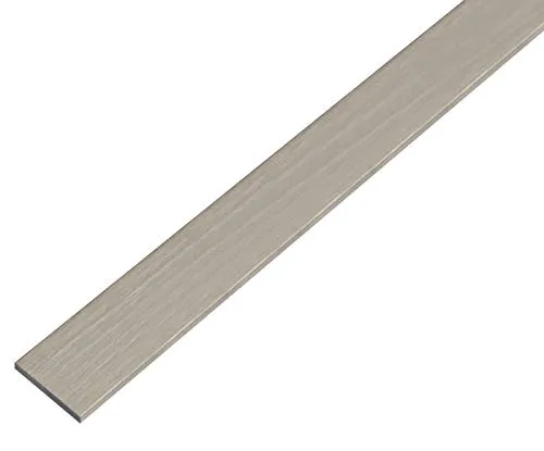 Alberts 488680 Flachstange | selbstklebend | Aluminium, edelstahldesign, dunkel | 1000 x 25 x 2 mm