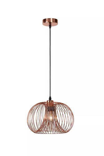 Pendelleuchte Metall Kupfer Wohnzimmer Esszimmer Ø30 cm E27 Hängelampe Esstisch