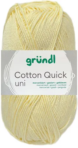 Gründl 50 Gramm Gründl Cotton Quick Uni Farbauswahl Häkelwolle