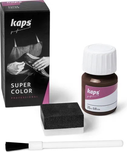 Farbe für Natur- und Kunstleder - Kaps Super Color 25 ml - Schokolade (180#)