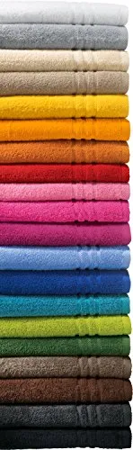 REDBEST Badetuch Frottier Uni - Saugstark und Schnell Trocknend - Badetuch aus 100% Baumwolle, besonders saugstark und schnell trocknend. Ideal für jede Badeeinrichtung, mit praktischen Schlaufen zum Aufhängen.