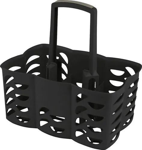 Gies Flaschenträger für 6 Flaschen – EcoRecycled schwarz