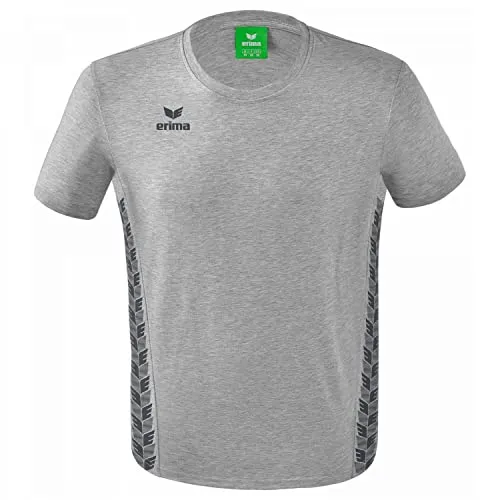 Erima Herren Essential Team Sport T-Shirt (2082210), hellgrau Melange/Slate Grey, XXL